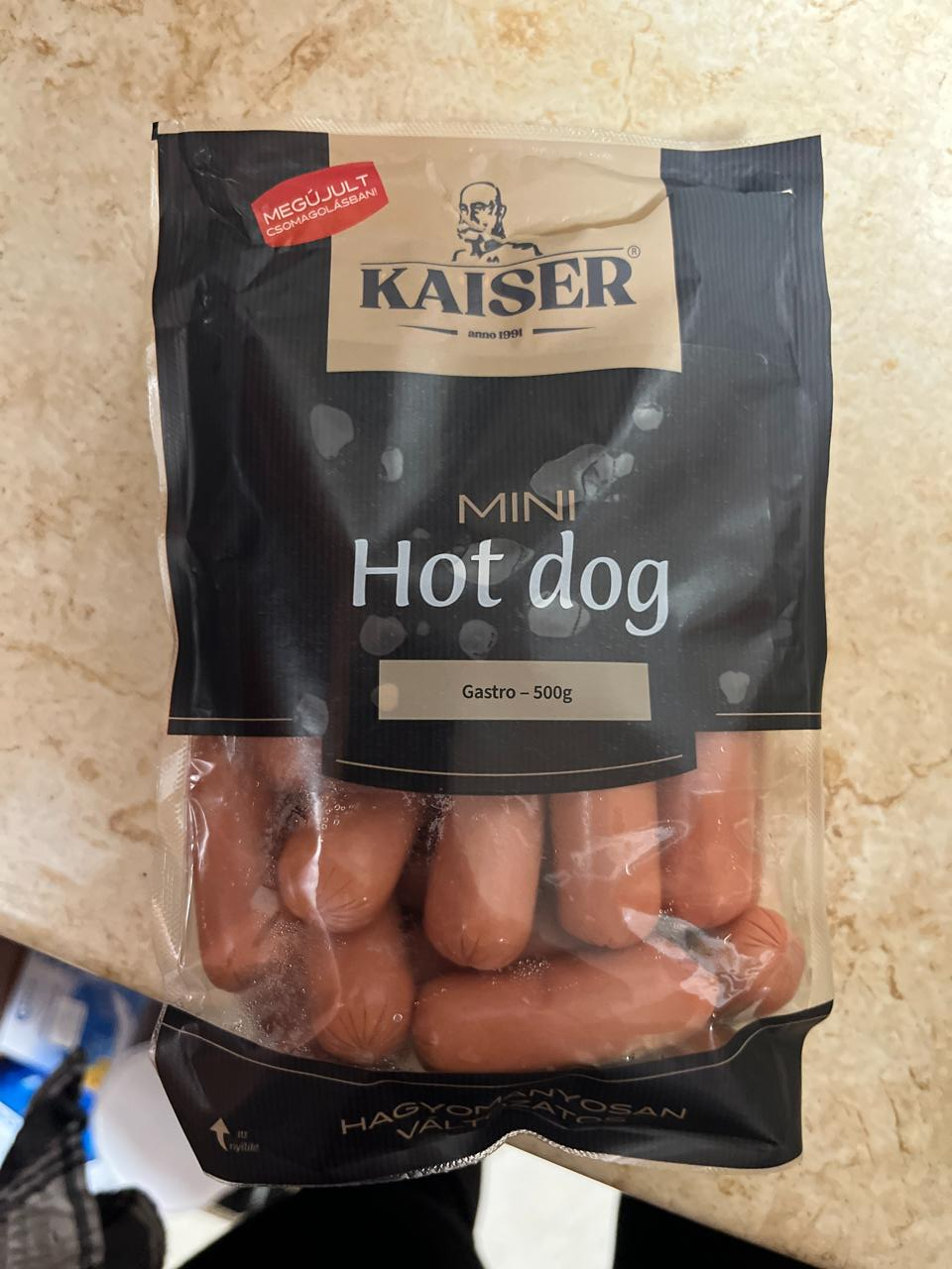 Képek - Kaiser gastro mini hot dog 500 g