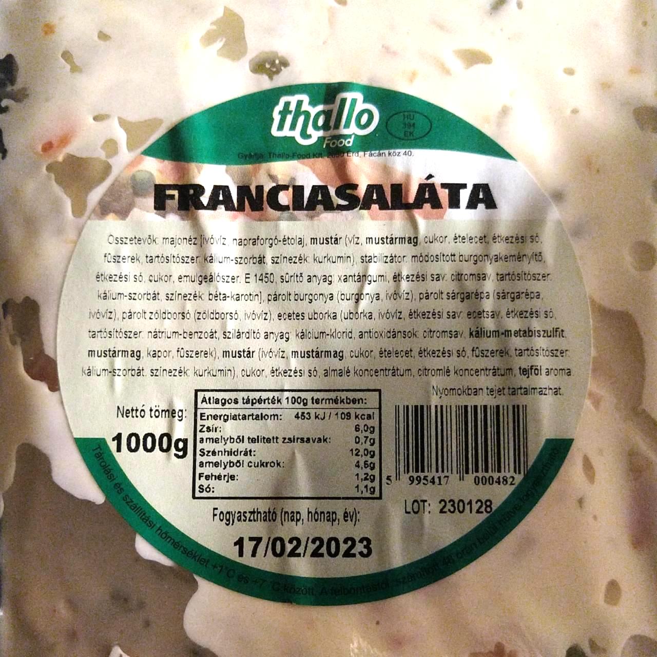 Képek - Thallo Food franciasaláta 1000 g