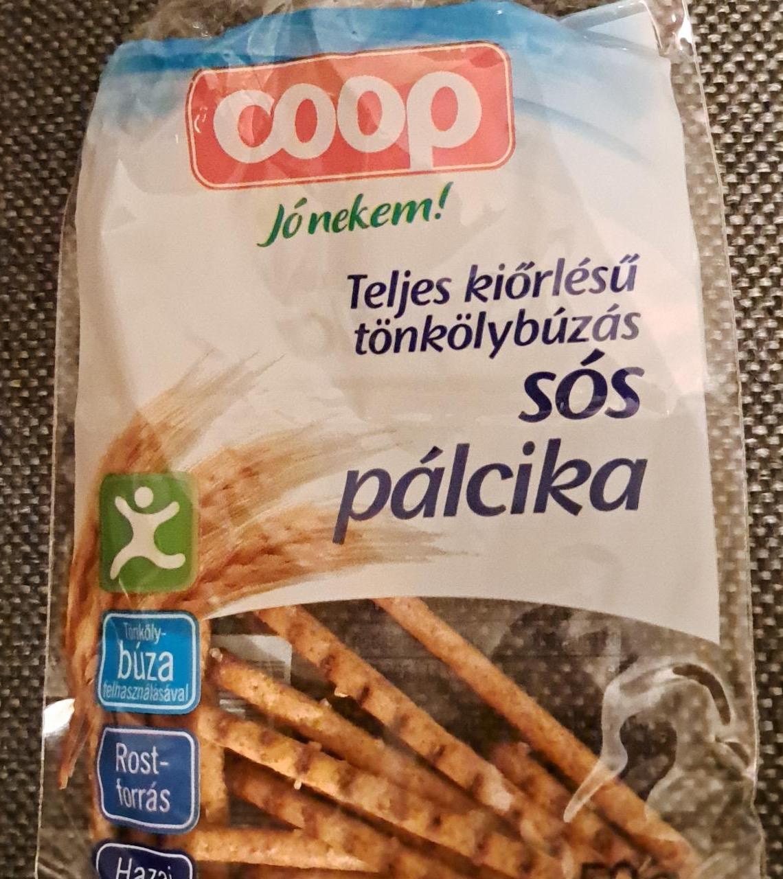 Képek - Teljes kiőrlésű tönkölybúzás sós pálcika Coop