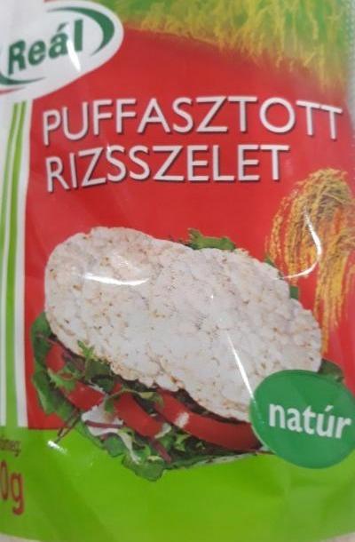 Képek - Puffasztott rizsszelet natúr 100g Reál