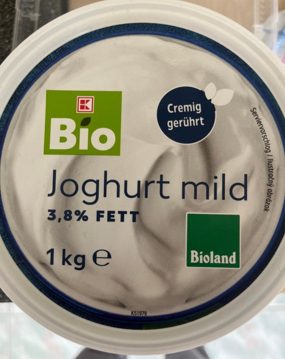 Képek - Joghurt mild 3,8% fett K-Bio