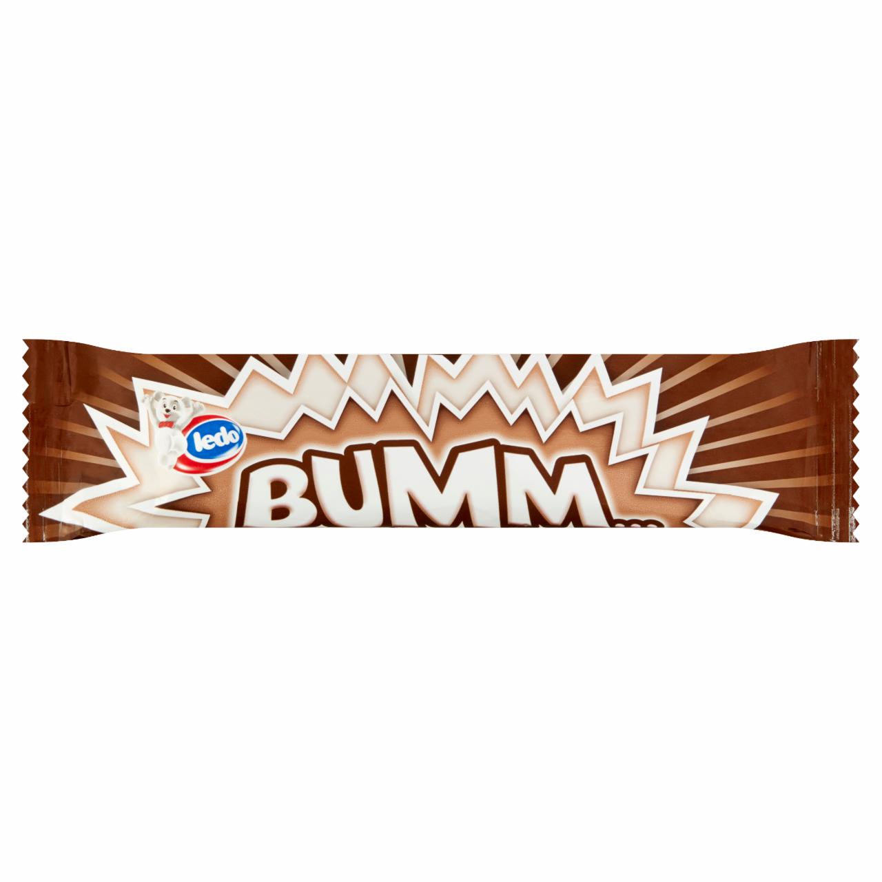 Képek - Ledo Bumm... csokoládé ízű jégkrém ostyadarabkákat tartalmazó kakaós bevonóval 65 ml