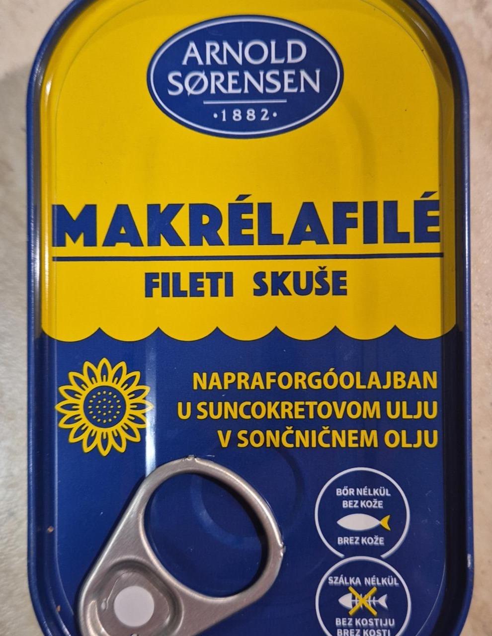 Képek - Makrélafilé napraforgóolajban Arnold Sørensen
