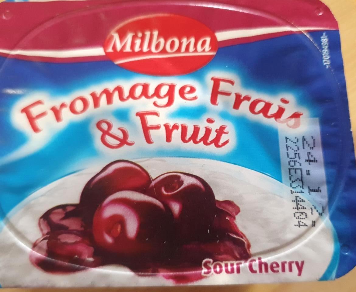 Képek - Fromage frais & fruit Sour Cherry Milbona