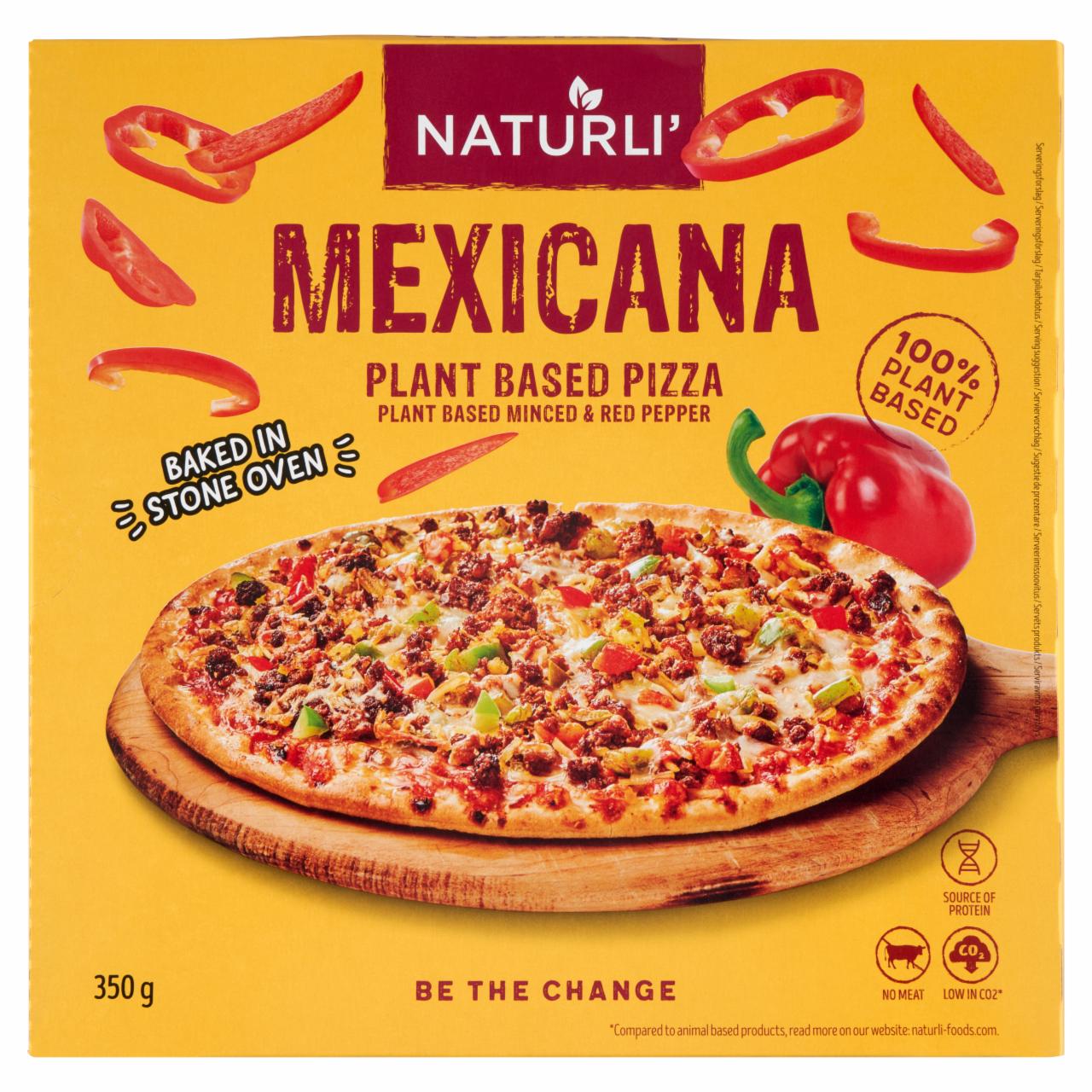 Képek - Naturli' Mexicana gyorsfagyasztott növényi alapú pizza mexikói ízesítéssel 350 g