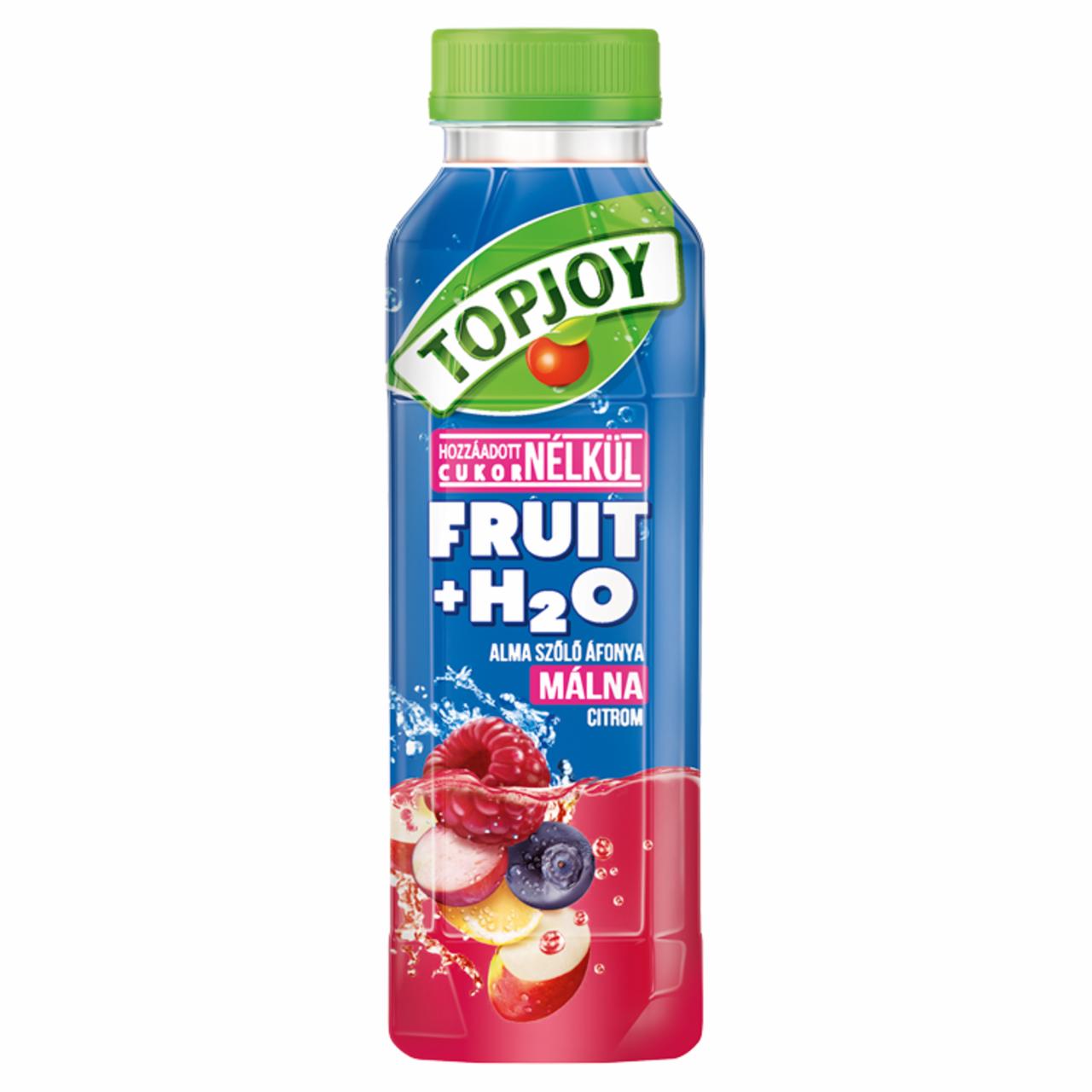Képek - Topjoy Fruit+H₂O alma, szőlő, áfonya, málna, citrom gyümölcsital hozzáadott E-vitaminnal 400 ml