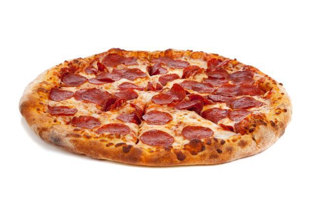 Képek - szalámis pizza