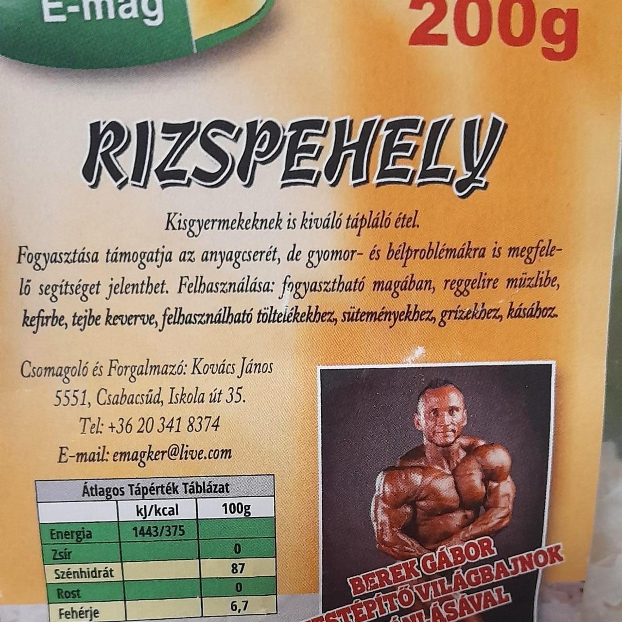 Képek - Rizspehely E-mag