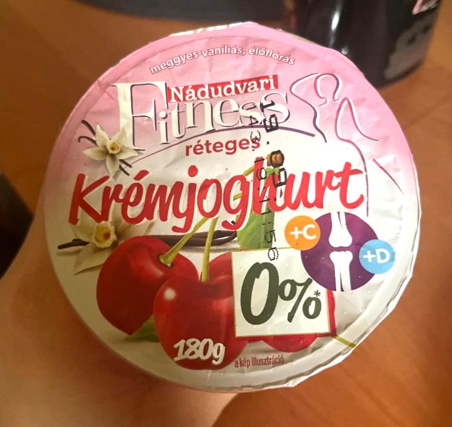 Képek - Fitness réteges krémjoghurt meggyes-vaníliás Nádudvari