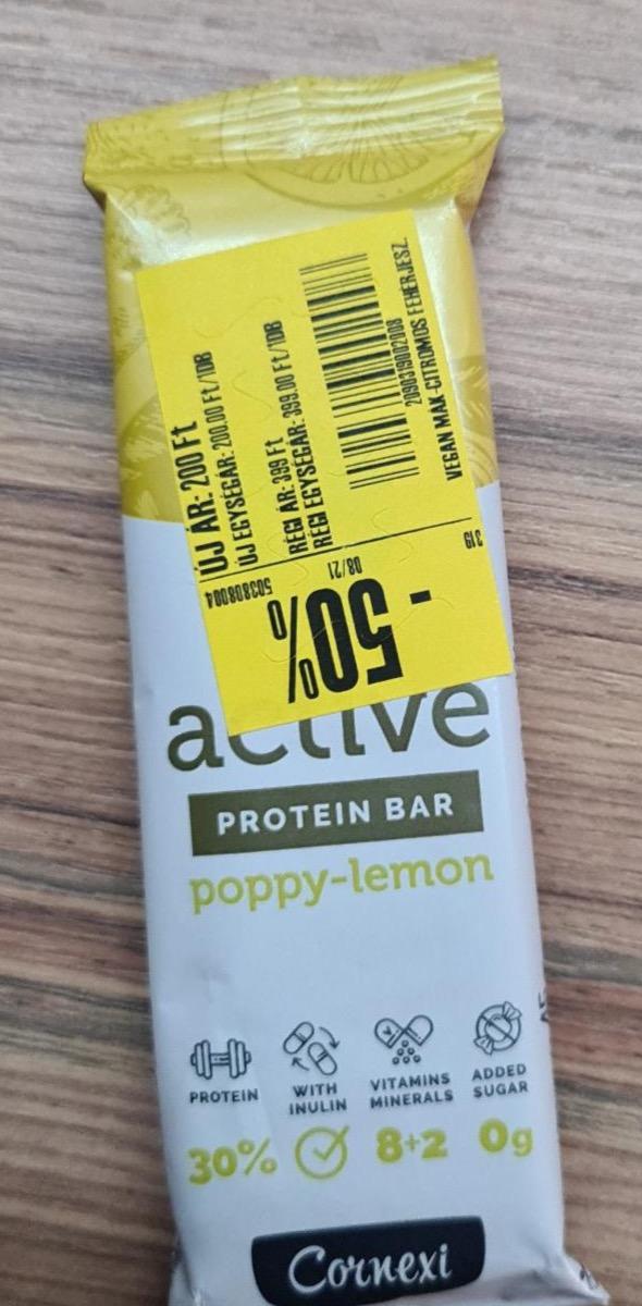 Képek - Active protein bar poppy lemon Cornexi