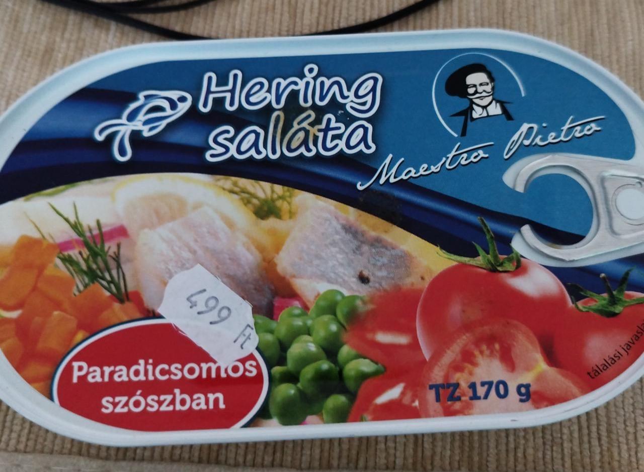 Képek - Hering saláta paradicsomos szószban Maestro Pietro
