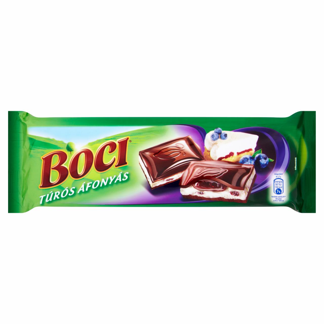 Képek - Boci túrós áfonyás tejcsokoládé 240 g