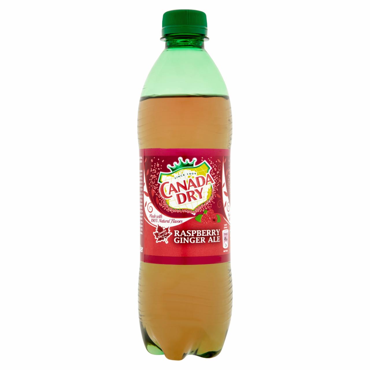 Képek - Canada Dry gyömbérízű szénsavas üdítőital málna ízesítéssel 0,5 l