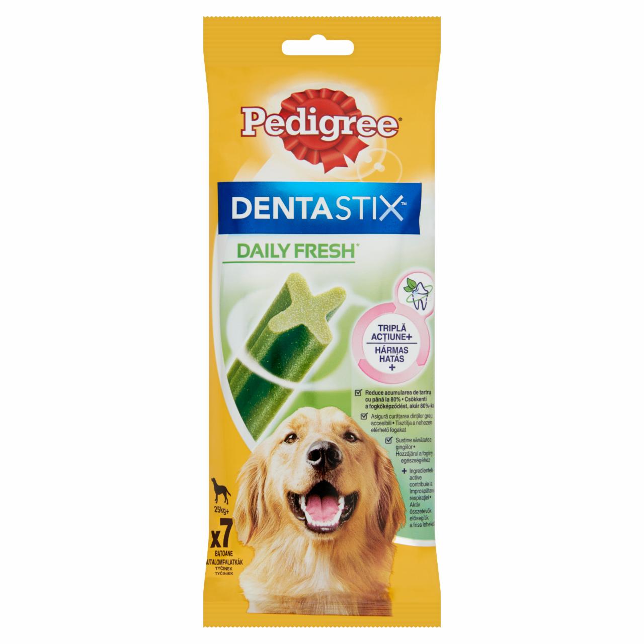 Képek - Pedigree DentaStix Daily Fresh jutalomfalat kutyák számára 270 g