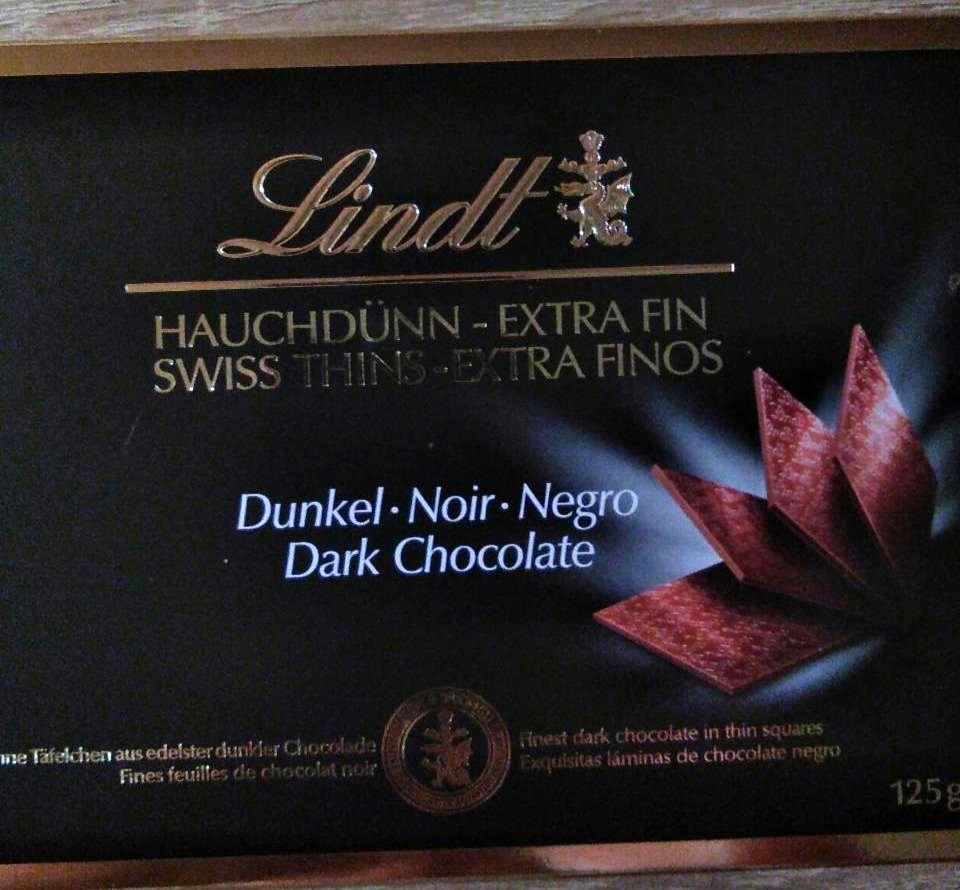 Képek - Lindt svájci keserű csokoládé 125 g