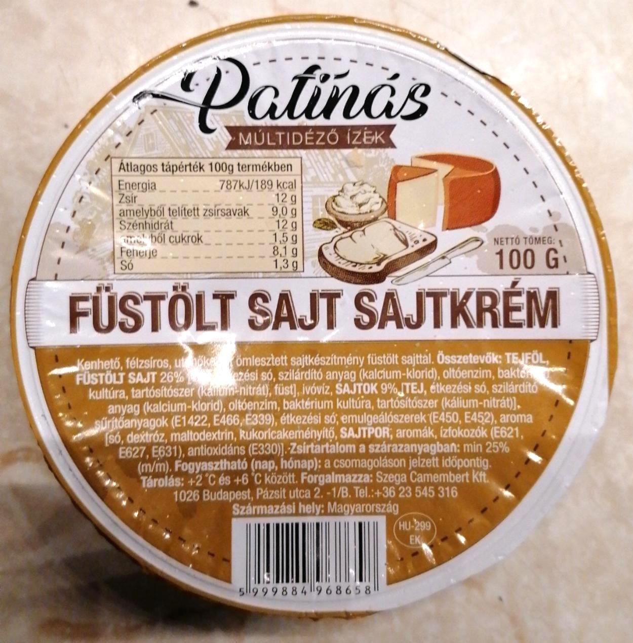 Képek - Patinás füstölt sajt sajtkrém 100 g