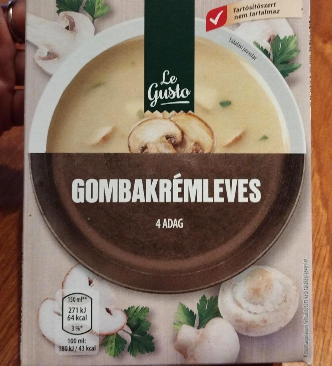 Képek - Gombakrémleves Le Gusto