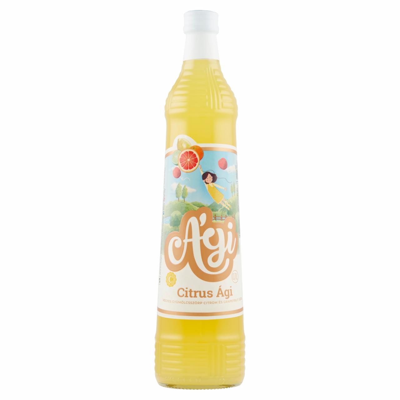 Képek - Ági Citrus Ági vegyes gyümölcsszörp citrom és grapefruit ízzel 0,7 l