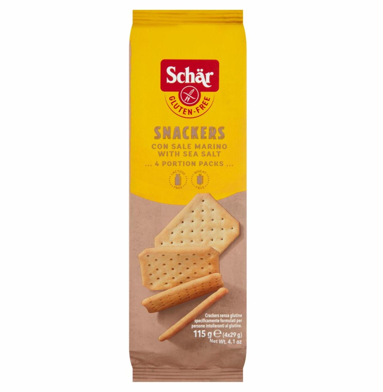 Képek - Schär Snackers gluténmentes cracker 4 x 29 g (115 g)