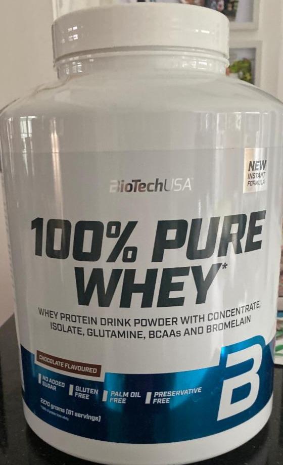 Képek - 100% Pure Whey Protein Drink Chocolate flavoured BioTechUSA