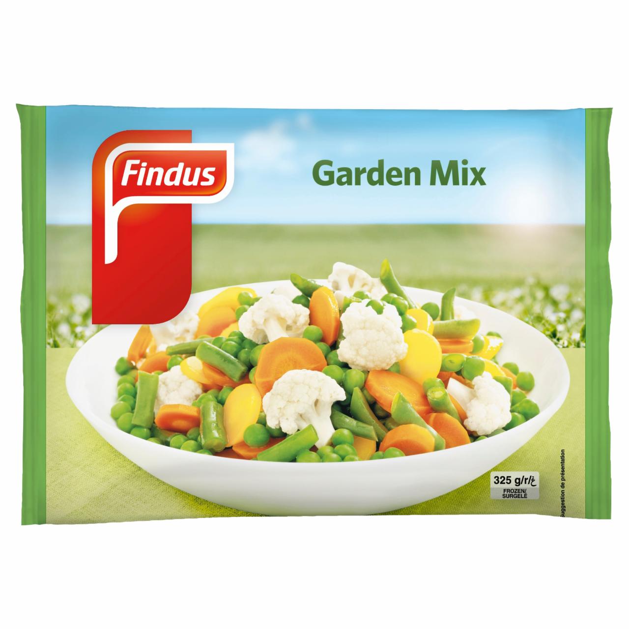 Képek - Findus Garden Mix előfőzött, gyorsfagyasztott kerti zöldségkeverék 325 g