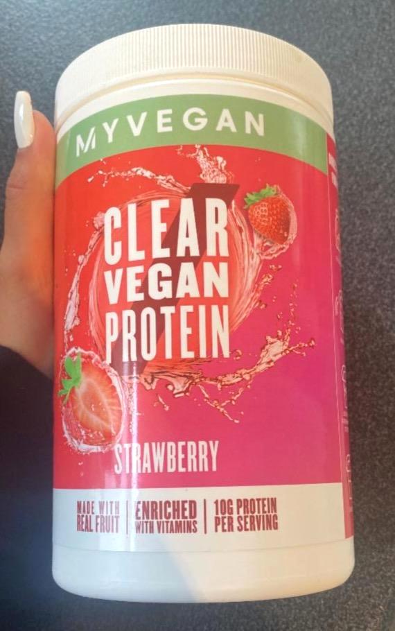 Képek - Clear vegan protein Strawberry MyVegan