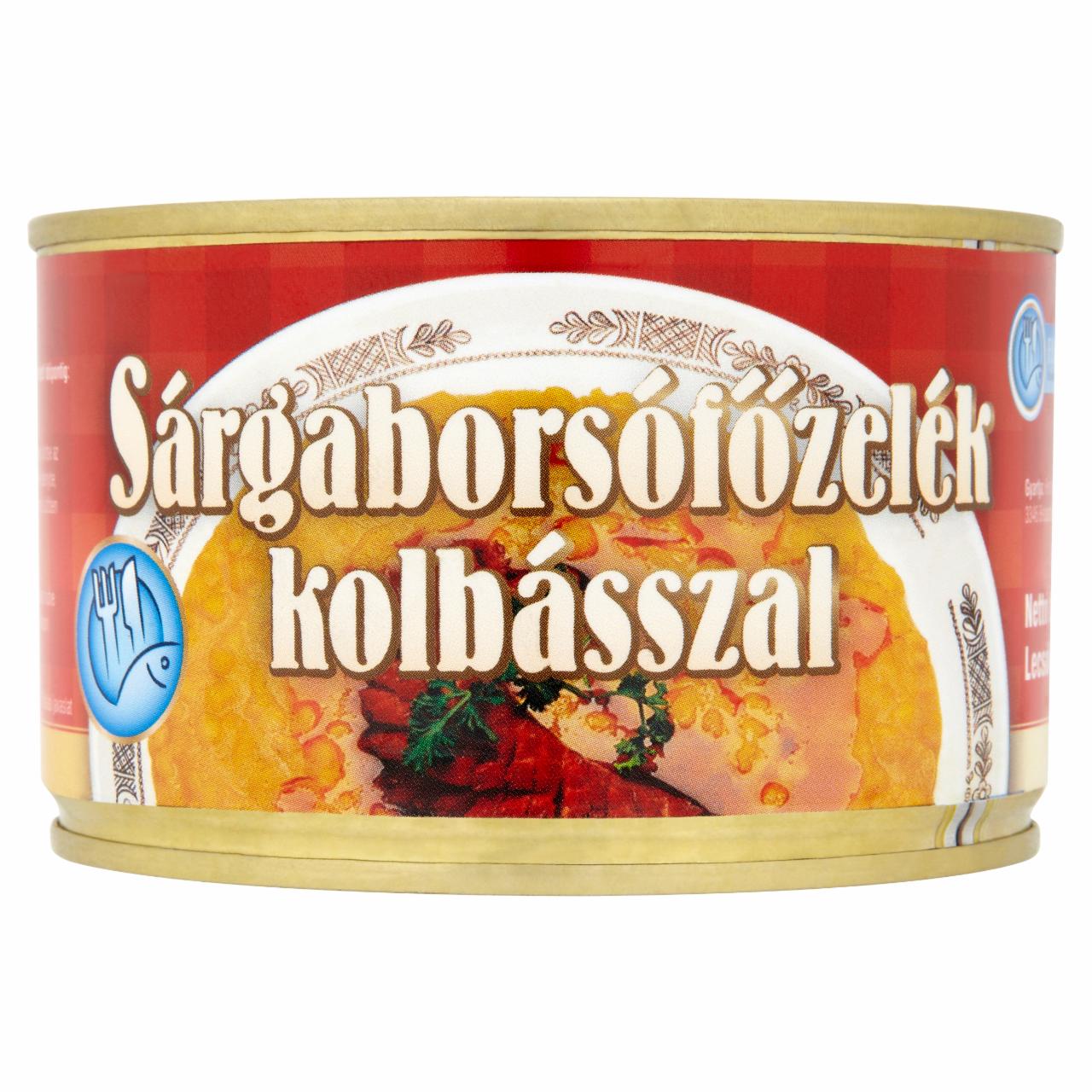 Képek - Sárgaborsófőzelék kolbásszal 400 g