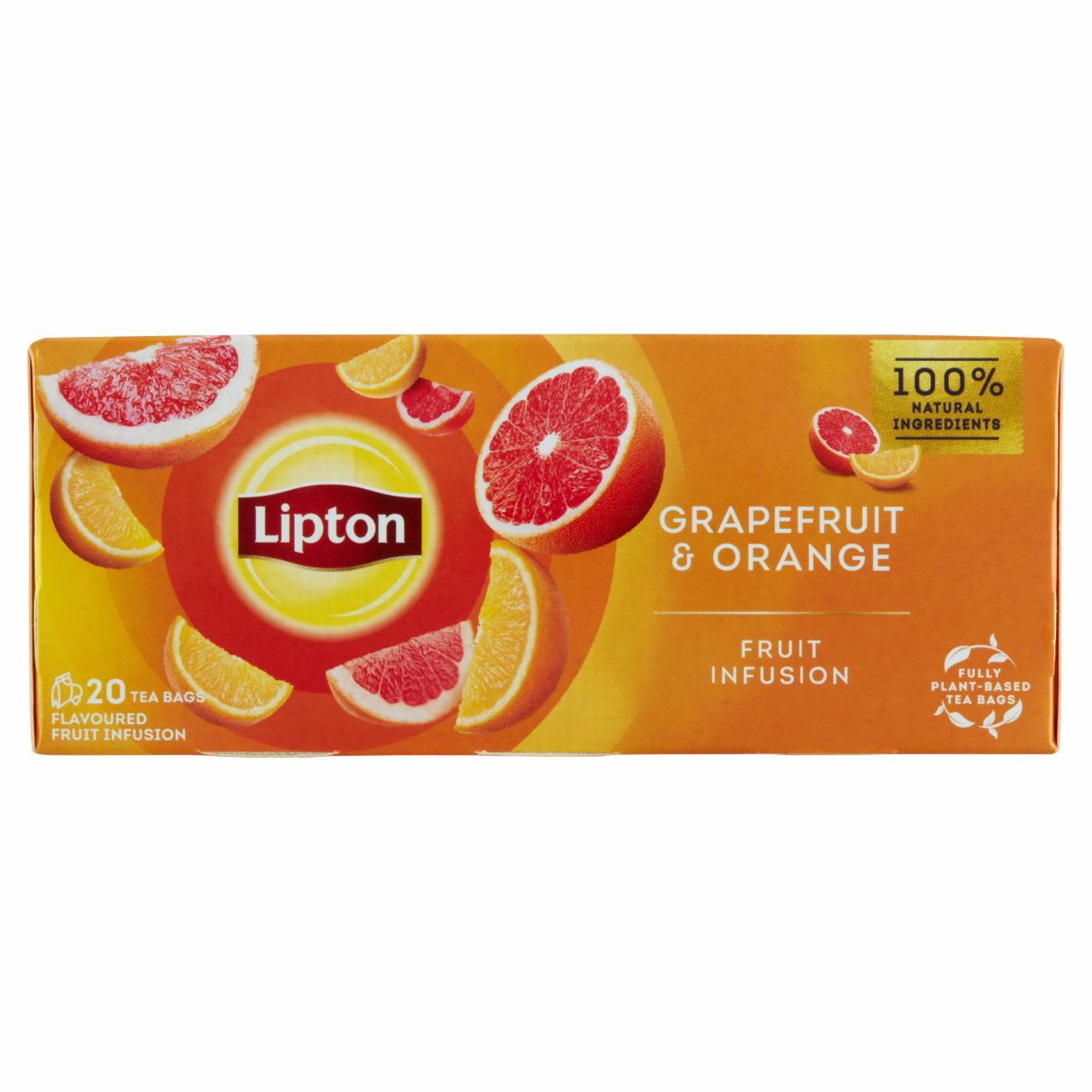 Képek - Lipton Fruit Infusion ízesített gyümölcstea 20 teafilter 34 g