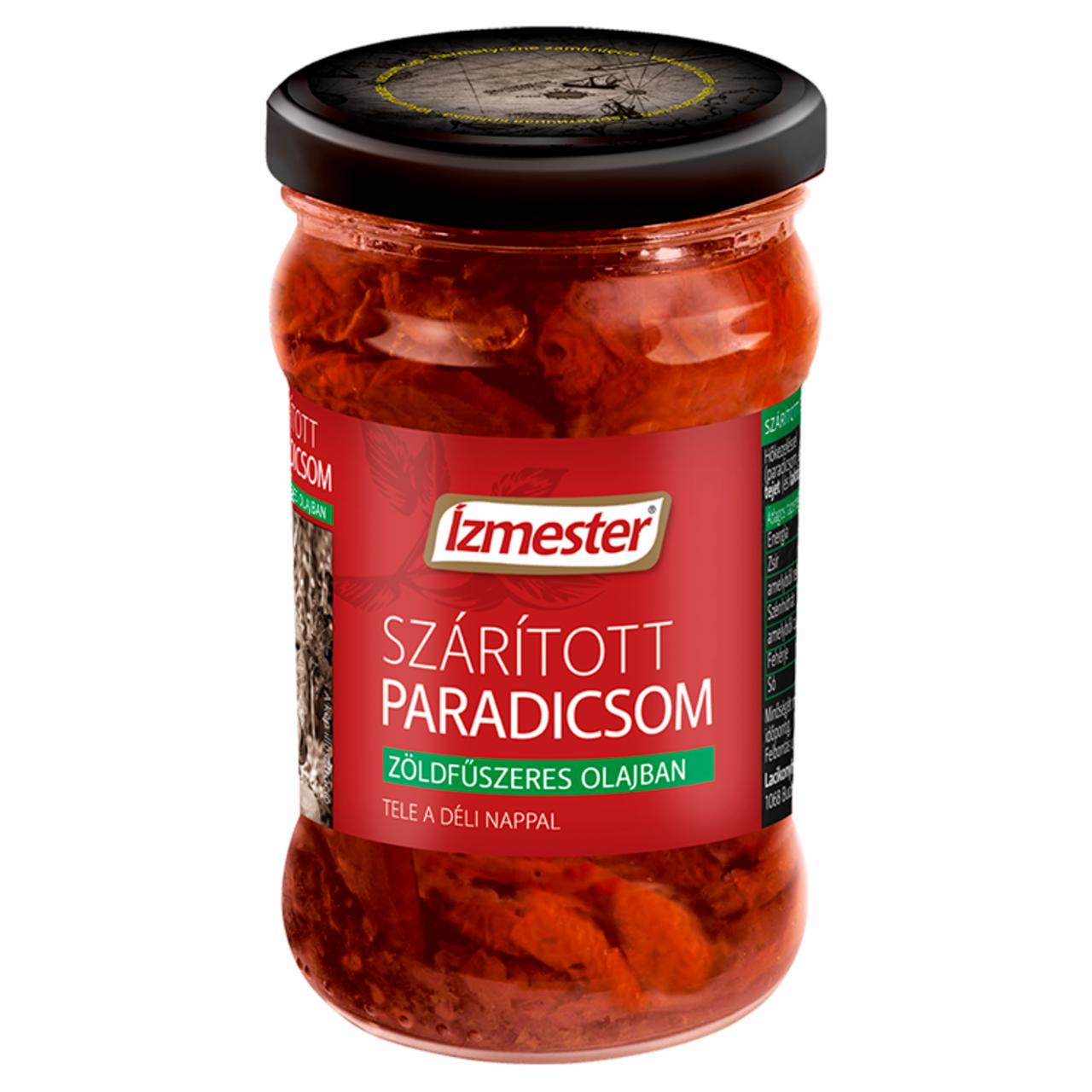 Képek - Ízmester szárított paradicsom zöldfűszeres olajban 280 g