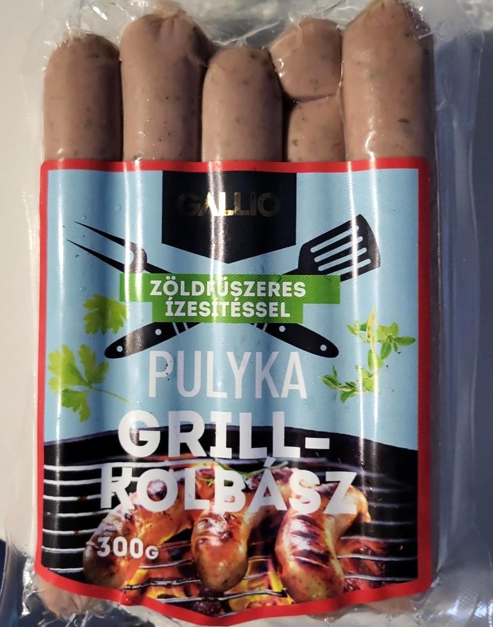 Képek - Gallio pulyka grillkolbász zöldfűszeres ízesítéssel 300 g