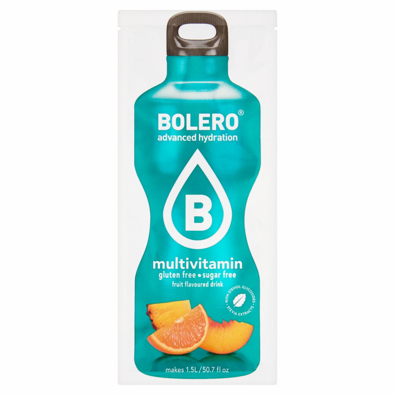 Képek - Bolero trópusi gyümölcs ízesítésű italpor édesítőszerekkel 9 g