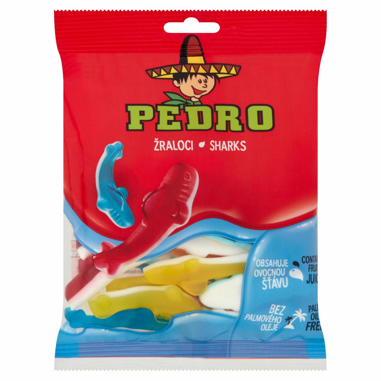 Képek - Pedro Sharks gyümölcsös ízű gumicukor 80 g