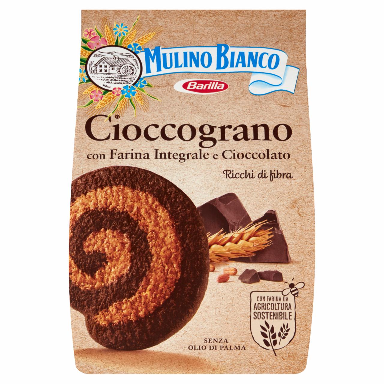 Képek - Barilla Cioccograno csokoládés omlós keksz teljes kiörlésű liszttel 330 g