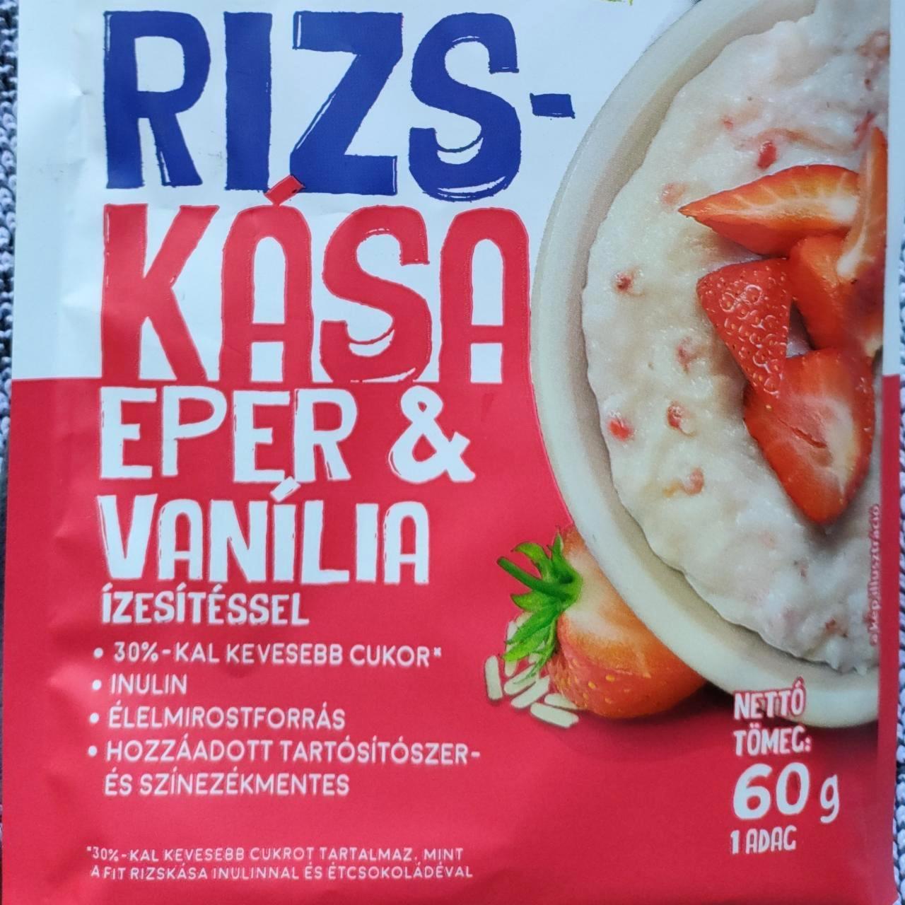 Képek - Gluténmentes rizskása eper & vanília Fit