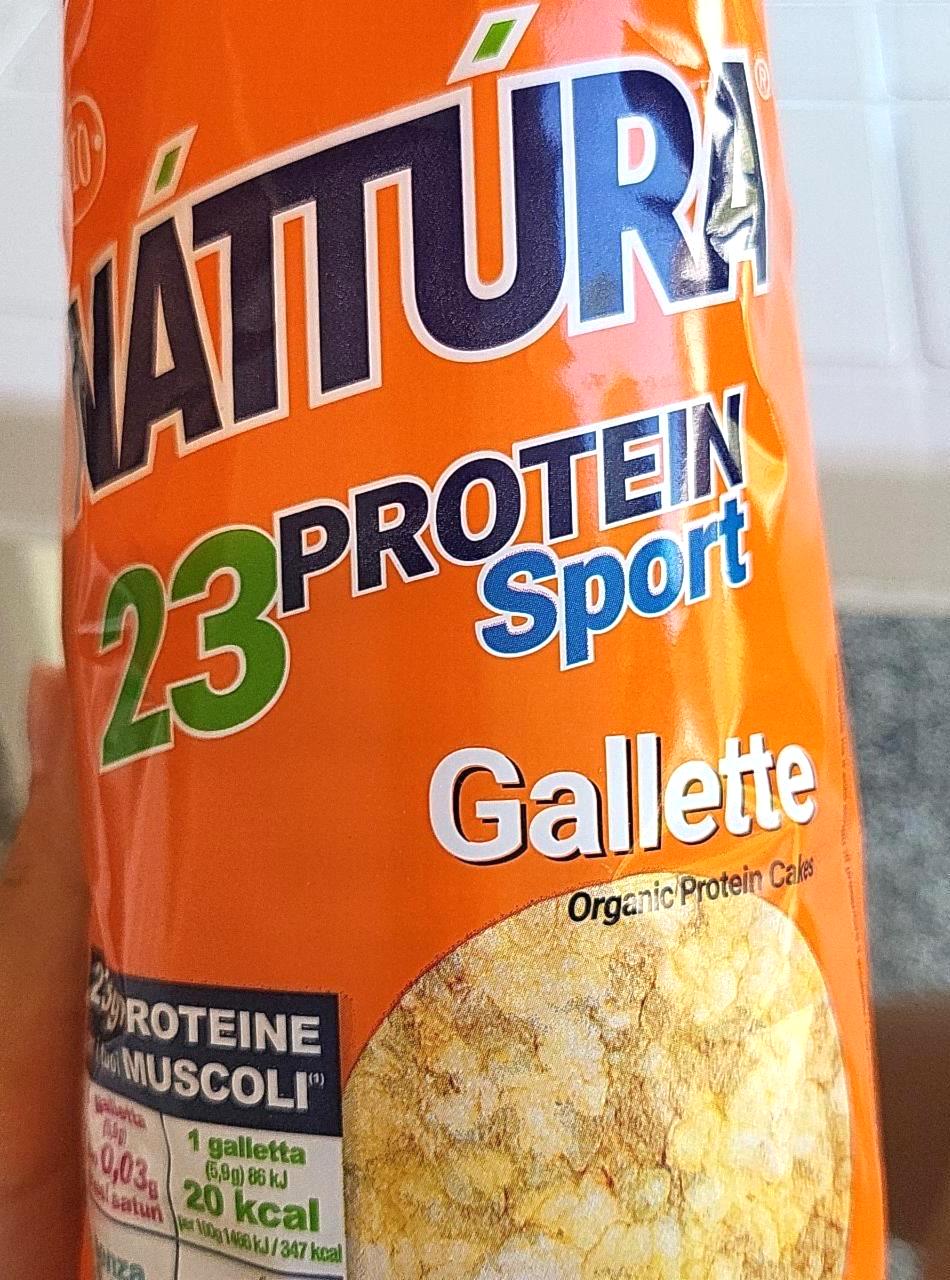 Képek - Fehérjés puffasztott szelet 23 protein sport Gallette Nattura