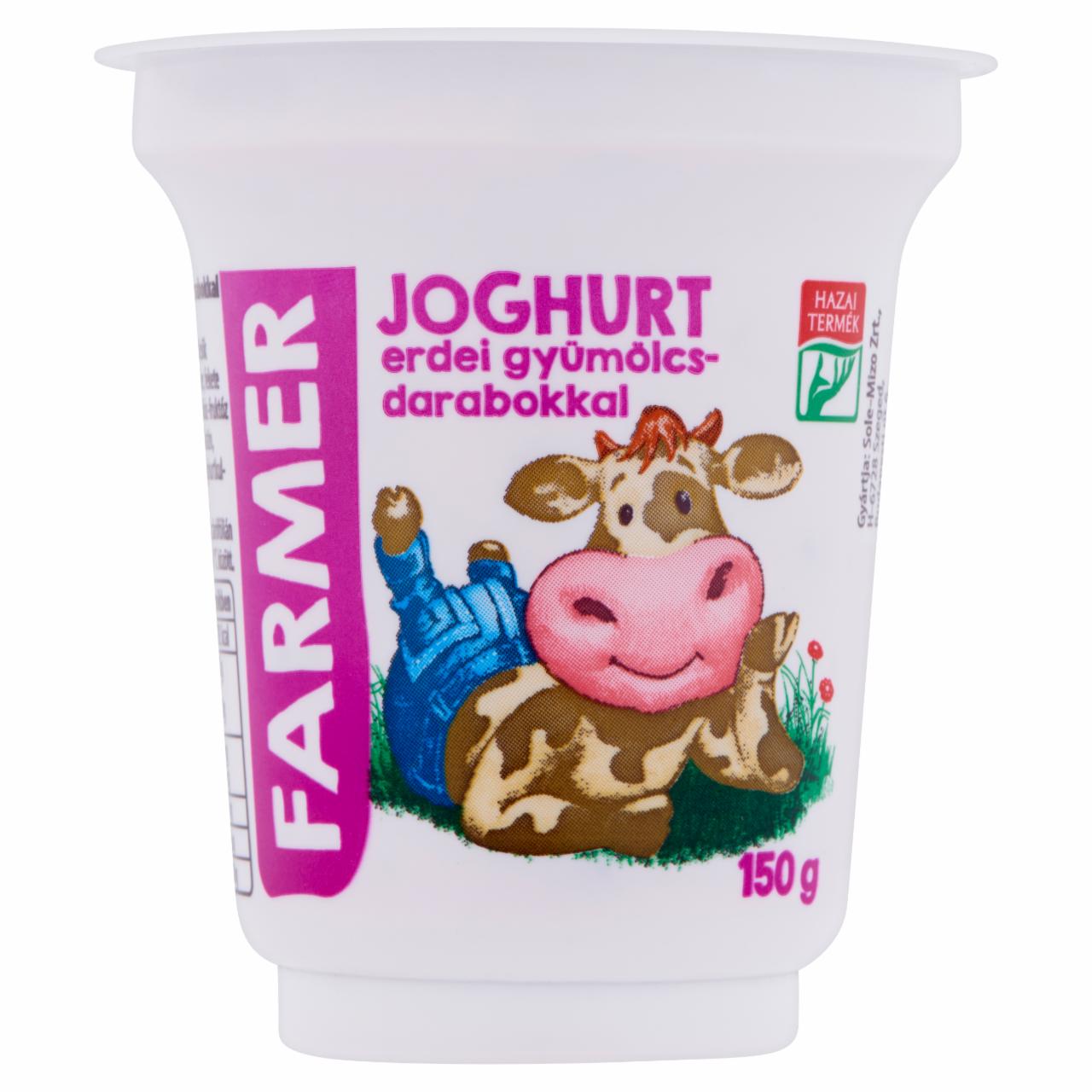Képek - Farmer joghurt erdei gyümölcsdarabokkal 150 g