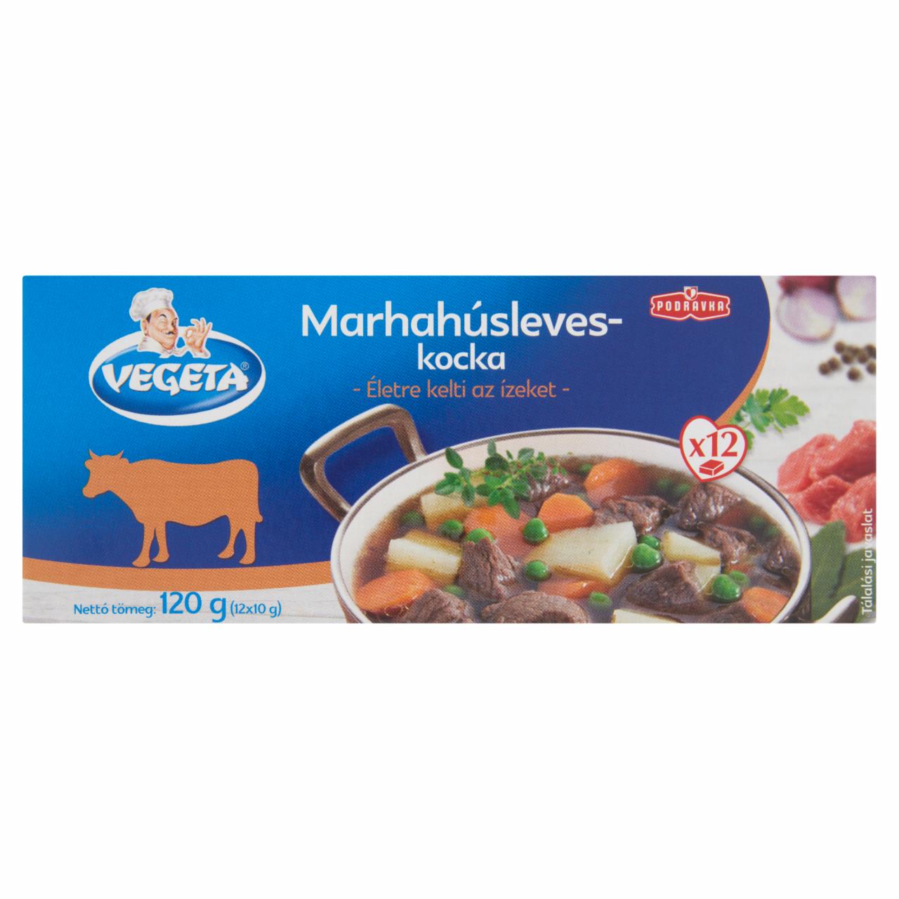 Képek - Vegeta marhahúsleves-kocka 120 g