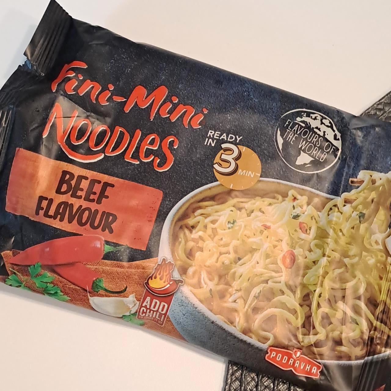 Képek - Fini-mini noodles Beef flavour Flavours of the world
