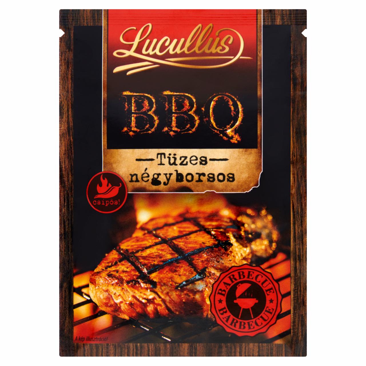 Képek - Lucullus BBQ tüzes-négyborsos csípős fűszerkeverék 25 g