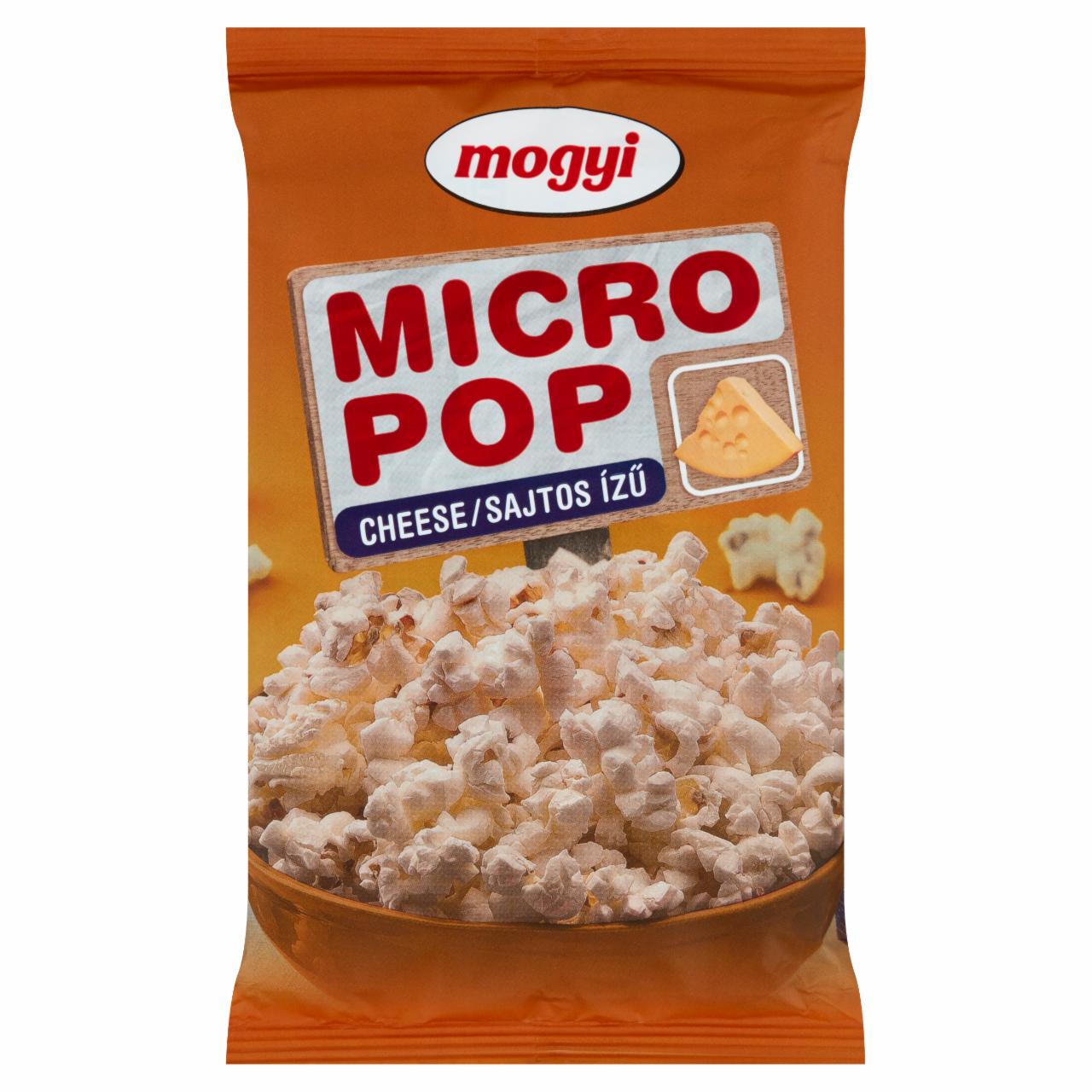 Képek - Mogyi Micro Pop sajtízű, mikrohullámú sütőben elkészíthető pattogatni való kukorica 100 g