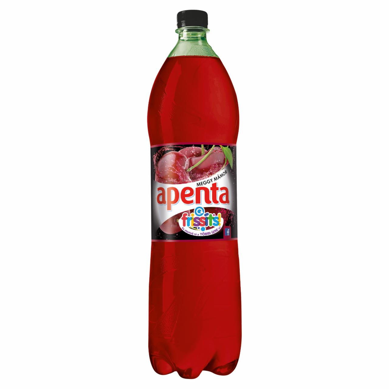 Képek - Apenta meggy üdítőital szénsavas ásványvízzel 1,5 l