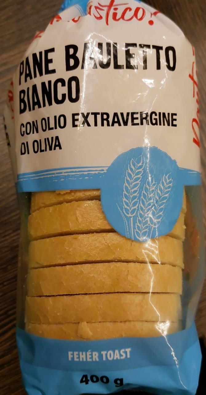 Képek - Fehér toast szeletek extra szűz olívaolajjal Pantastico