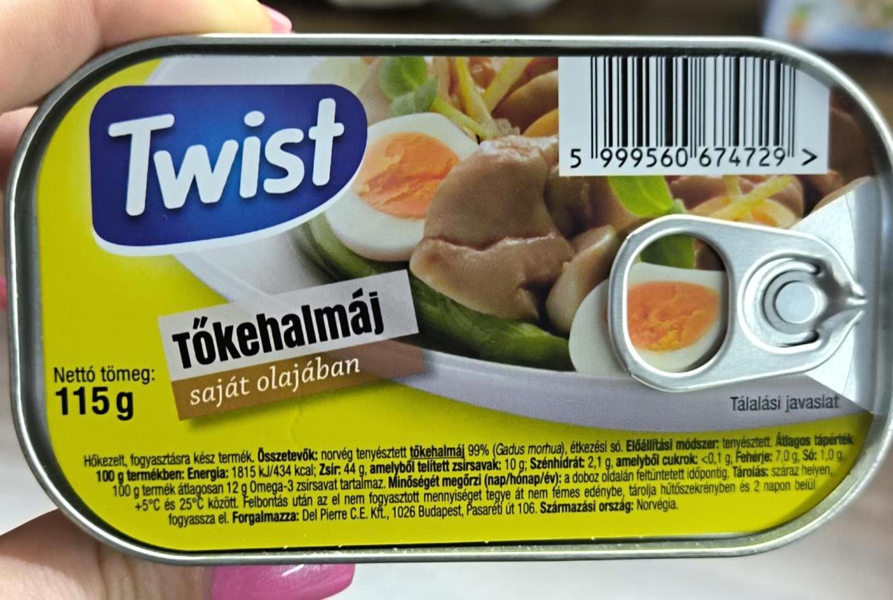 Képek - Tőkehalmáj saját olajában Twist