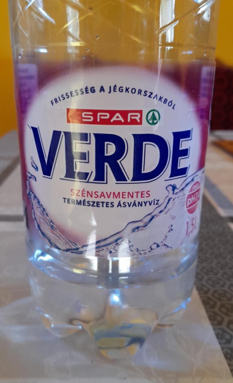 Képek - Verde szénsavmentes természetes ásványvíz Spar