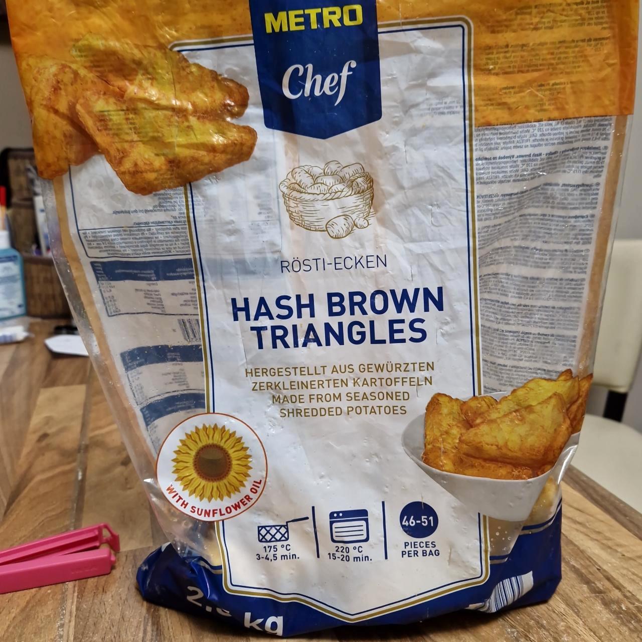 Képek - Hash brown triangles Metro Chef