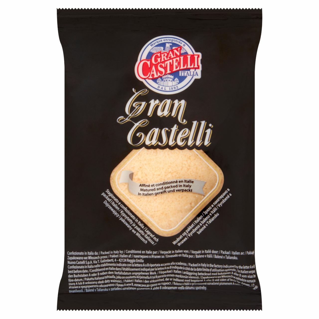 Képek - Gran Castelli félzsíros extra kemény reszelt sajt 50 g