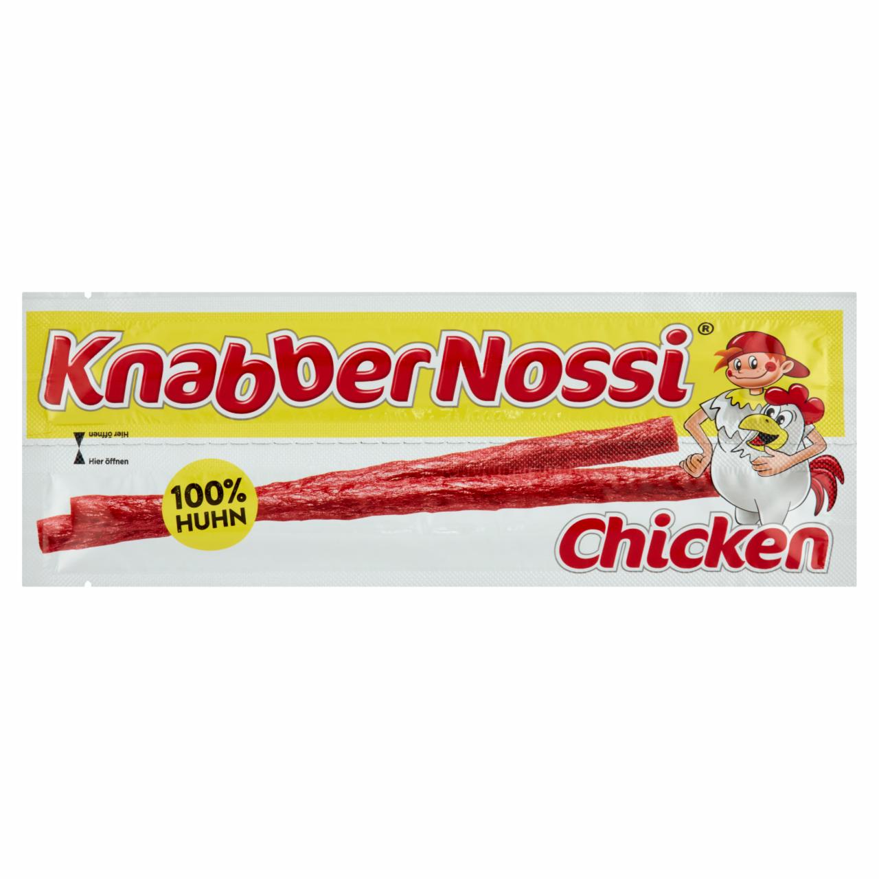 Képek - Knabber Nossi főtt, füstölt, hámozott húskészítmény csirkehúsból 2 x 12,5 g (25 g)