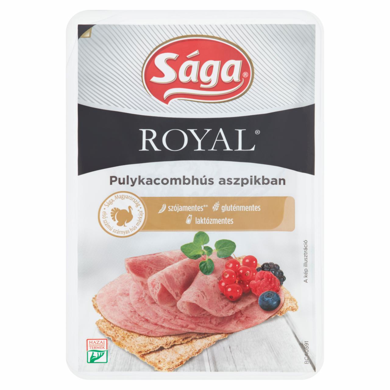 Képek - Saga Royal szeletelt pulykacombhús aszpikban 150 g