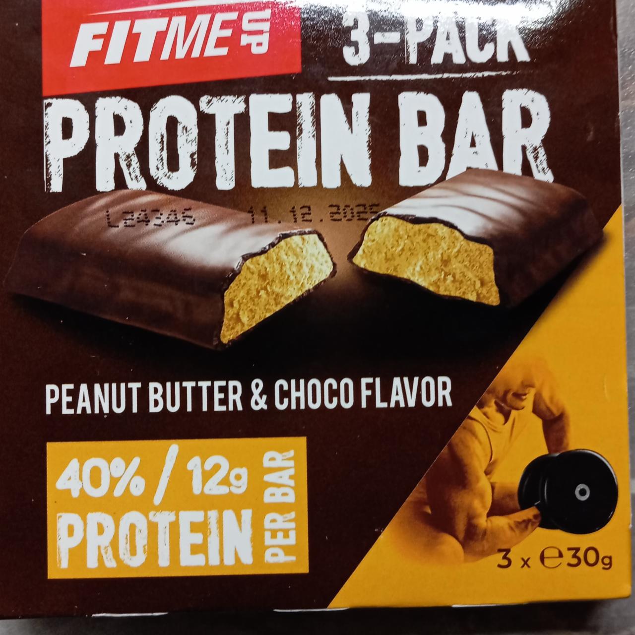 Képek - Protein bar Peanut butter & Choco flavour Fitme up