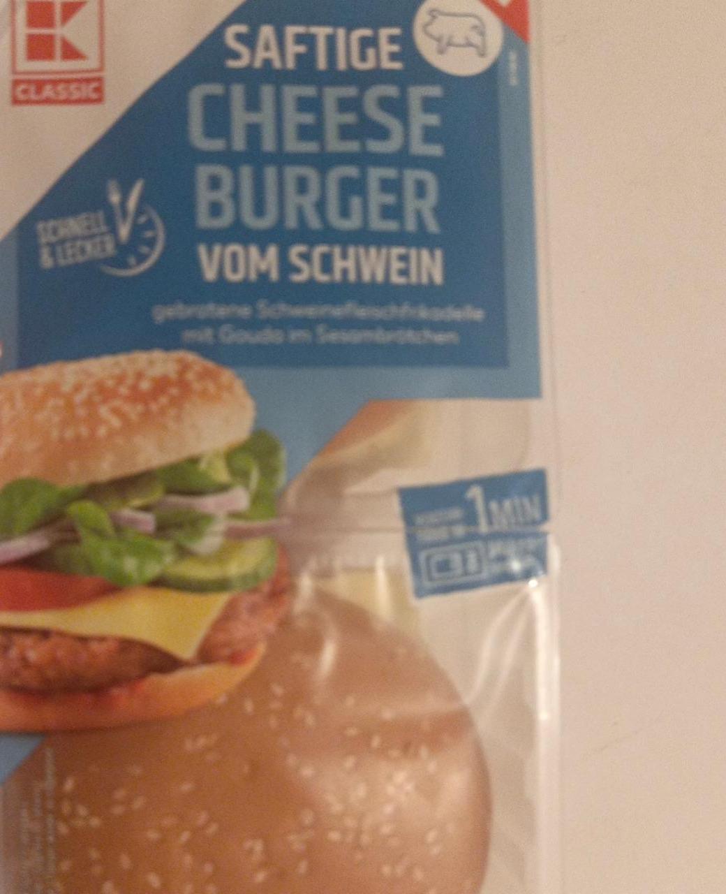 Képek - Saftige cheese burger vom schwein K-Classic